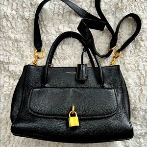 Marc Jacobs Small Black Leather Satchel